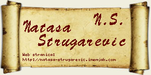Nataša Strugarević vizit kartica